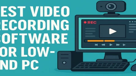 The best video recording software for low-end PC